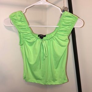 neon green top